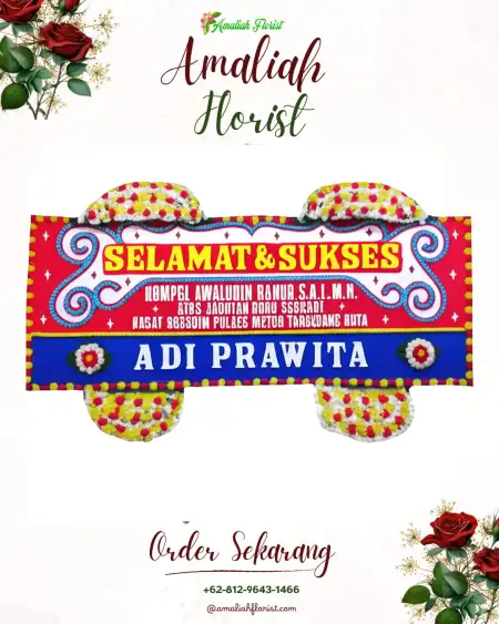 Papan Bunga Ucapan Selamat Lombok Tengah